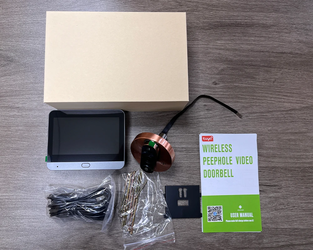 Tuya peephole door camera product view 22