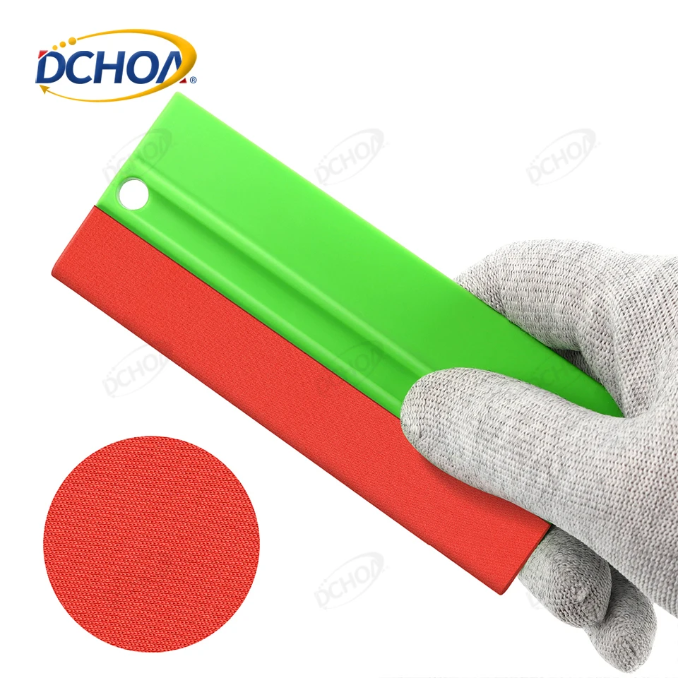 DCHOA 20PCS Mini Felt Squeegee Vinyl Wrap Scraper Car Styling Tool Window Tint Film Installation Bubble Removal Kit