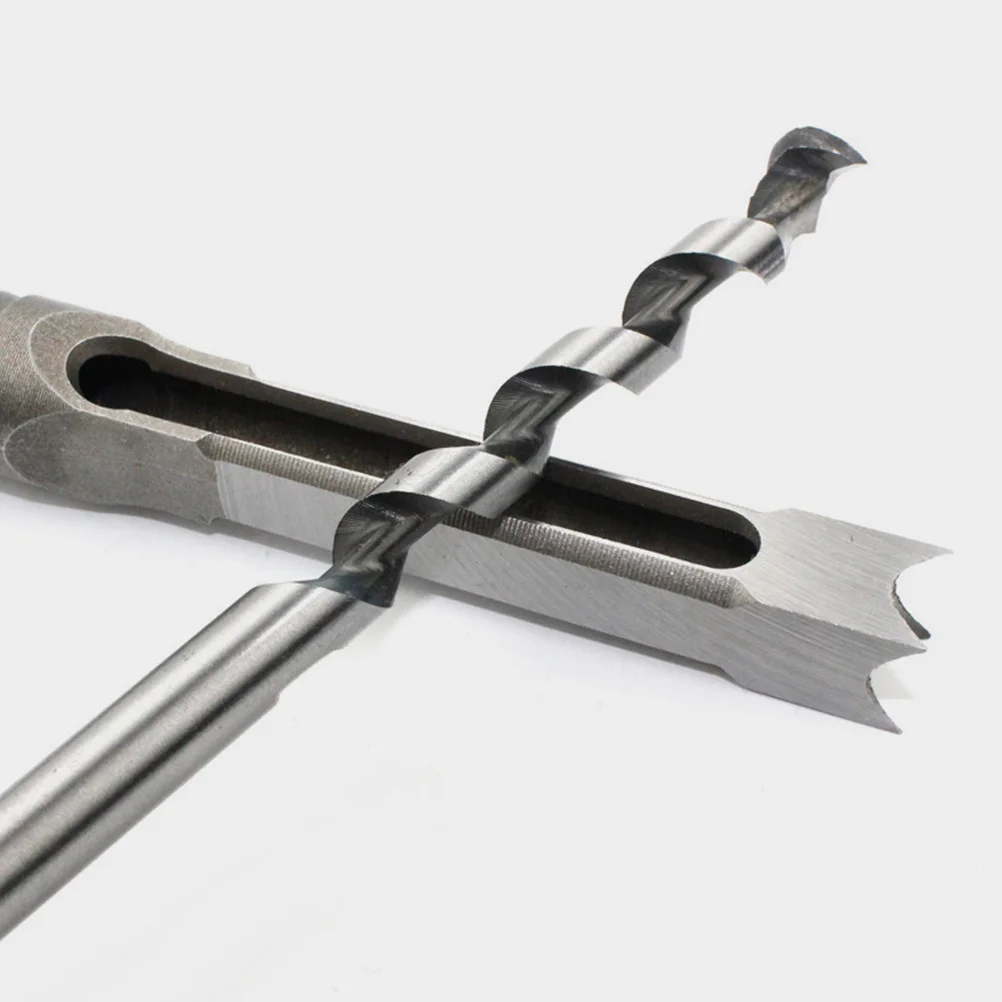 

4Pcs Wear-Resistant Square Hole Drill Bits Woodworking Tool Set Impact Resistant for Carpenter Projects Drill Bit Set