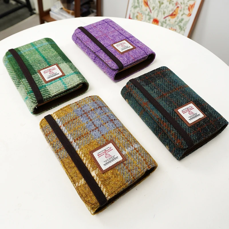 

Harris Tweed New A7 High-Quality Planner Loose-Leaf Fixed-Page 70% off Planner Notebook