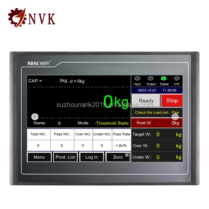 NVK-Fabricant Intelligent avec Échelle de Convoyeur à Rouleaux, Peseur de Contrôle existent Rapide