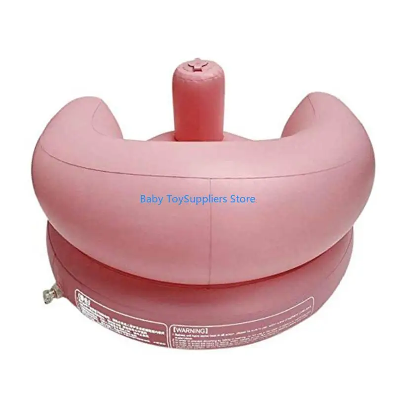 R1WF تعلم الطفل لمقعد الاستحمام التسكع المحمولة كرسي حمام قابل للنفخ بولي كلوريد الفينيل أريكة دش البراز للعب الأكل #2