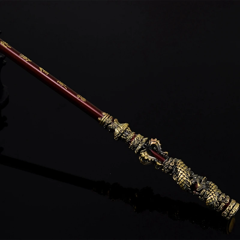 HOT SALE Black Myth Wukong Iron Bar Figure Monkey King Bar Hit The Destiny Directly Iron Bar All Metal Craft Sword Toy Gifts 35C