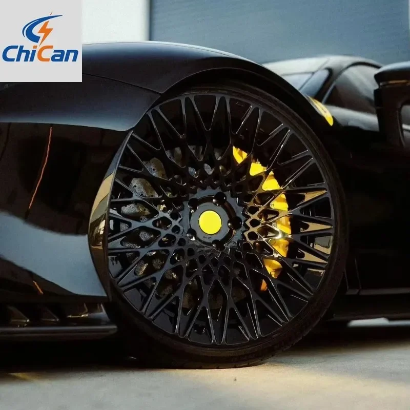 

[2026]Chican Custom Forged 18-26 Inch 5X114.3 Black Multi Spoke Wheels For Mercedes For BMW For Audi SUV For Lamborghini