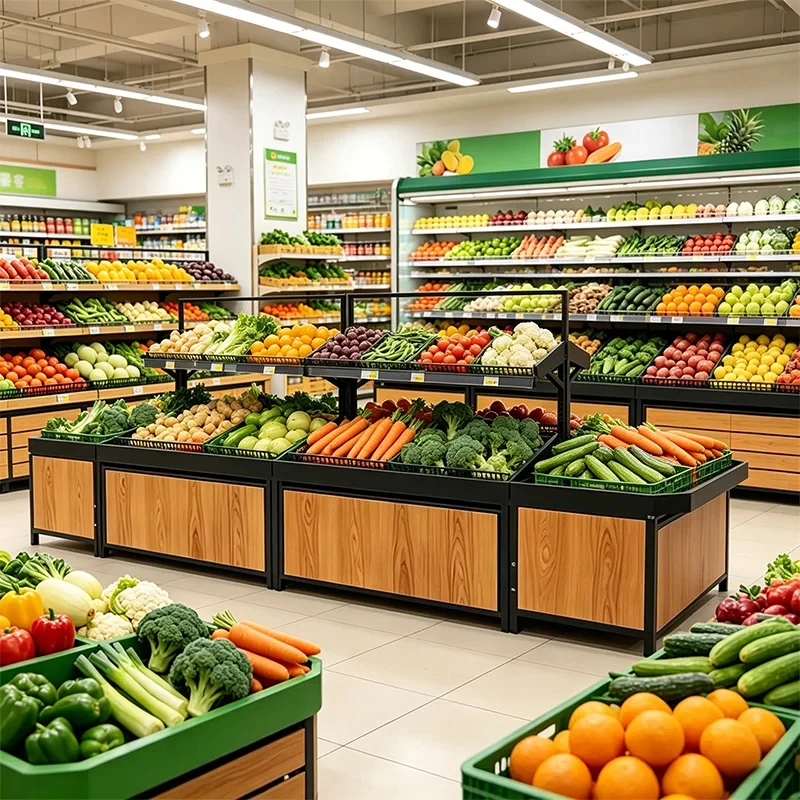 custom.Hot Selling Multifunctional Durable Supermarktregale Supermarket Shelves Easy-assembly Sturdy Supermarket Shelves