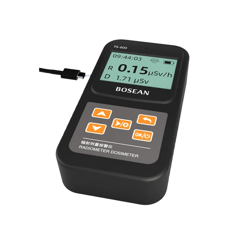 Personal Dosimeter Nuclear Radiation Detector, Ionizing Radiation Alarm Tester for Radioactive Ray