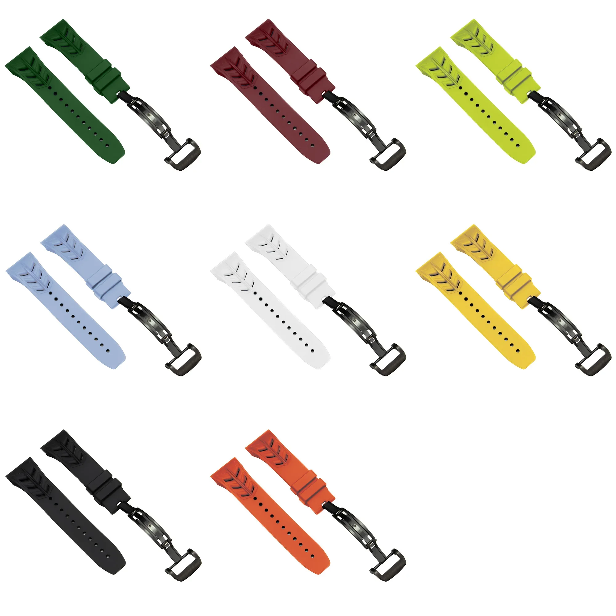 الفاخرة لساعة سامسونج جالاكسي الترا 2025 تعديلات ألياف الكربون حزام لساعة جالاكسي 7 الترا المطاط الفرقة الملحقات