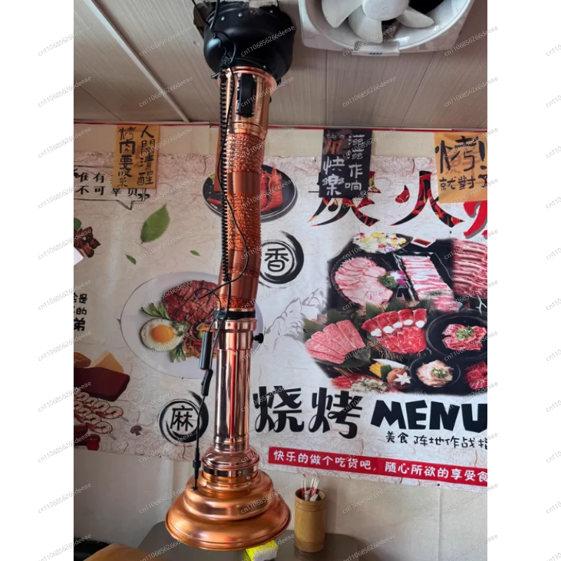 Retractable BBQ Smoke Exhaust Pipe Korean Kitchen Restaurant Big Suction Equipment