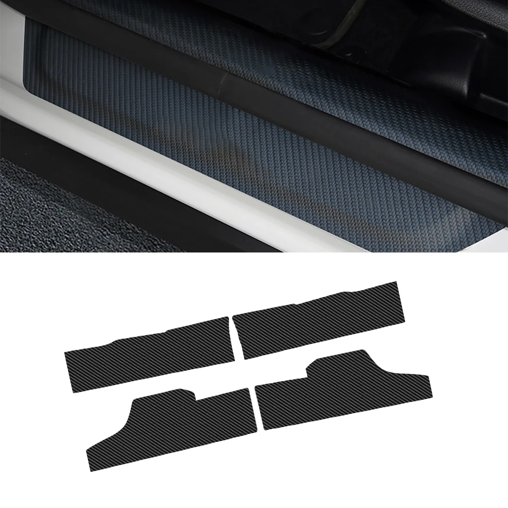 For Mercedes Benz GLB Class X247 2019-2023 Car Accessories Door Edge Welcome Pedal Protector Pad Anti-kick Mats PU Sticker