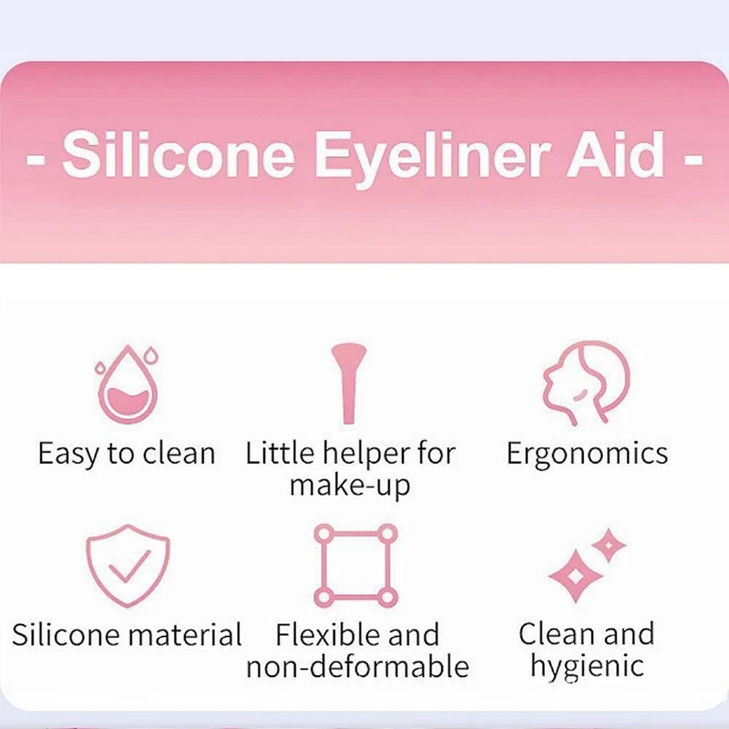 A47F-3-em-1 ferramenta de maquiagem lash silicone superior e inferior rímel aplicador lash guard reutilizável ferramenta de maquiagem dos olhos com delineador