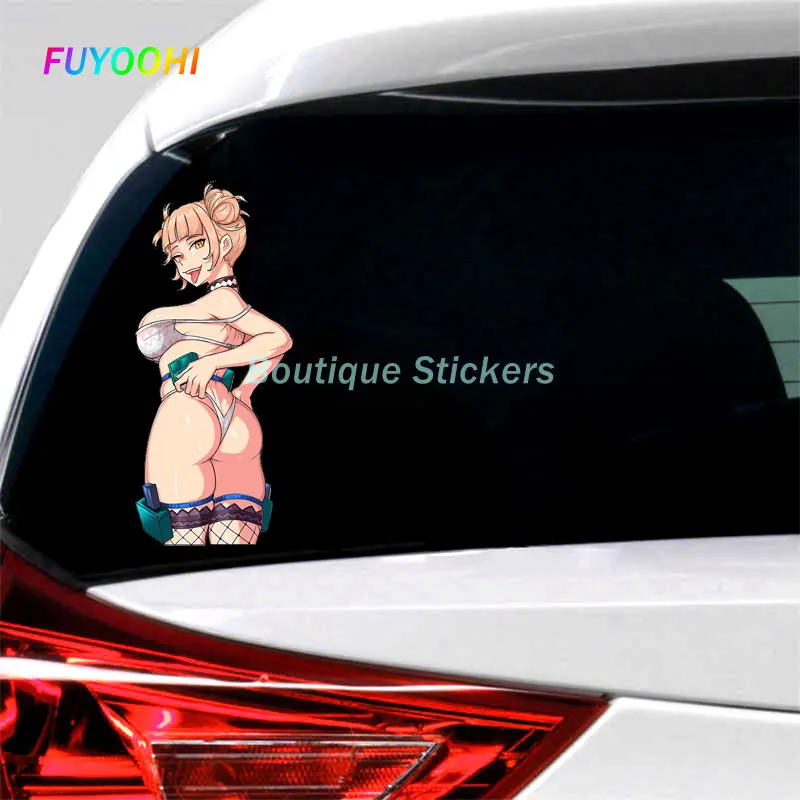 FUYOOHI Play Stickers Sexy TOGA HIMIKO Car Accessories Stickers Surfboard Anime Funny Vinyl Decal Windshield Waterproof Decor