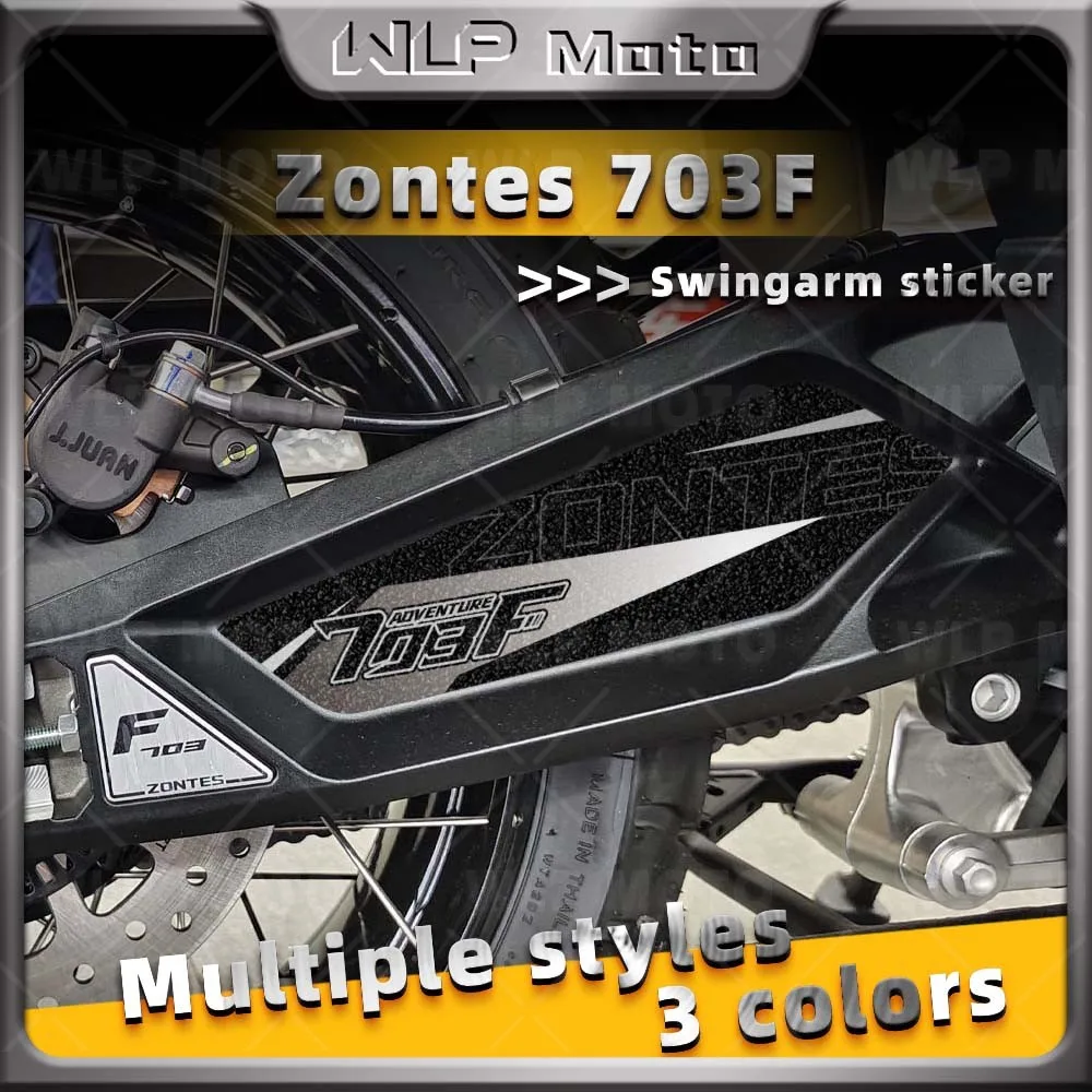

Motorcycle Roating Shaft SwingArm Sticker Protection Swing Arm Scratch-Proof Decal For Zontes 703F F703 703 F Adventure 2024