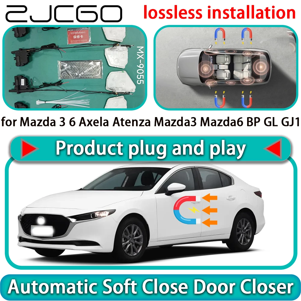 

for Mazda 3 6 Axela Atenza Mazda3 Mazda6 BP GL GJ1 OEM Auto Pull Soft Close Door Kit Power Latch Door Catch Soft Closing Assist