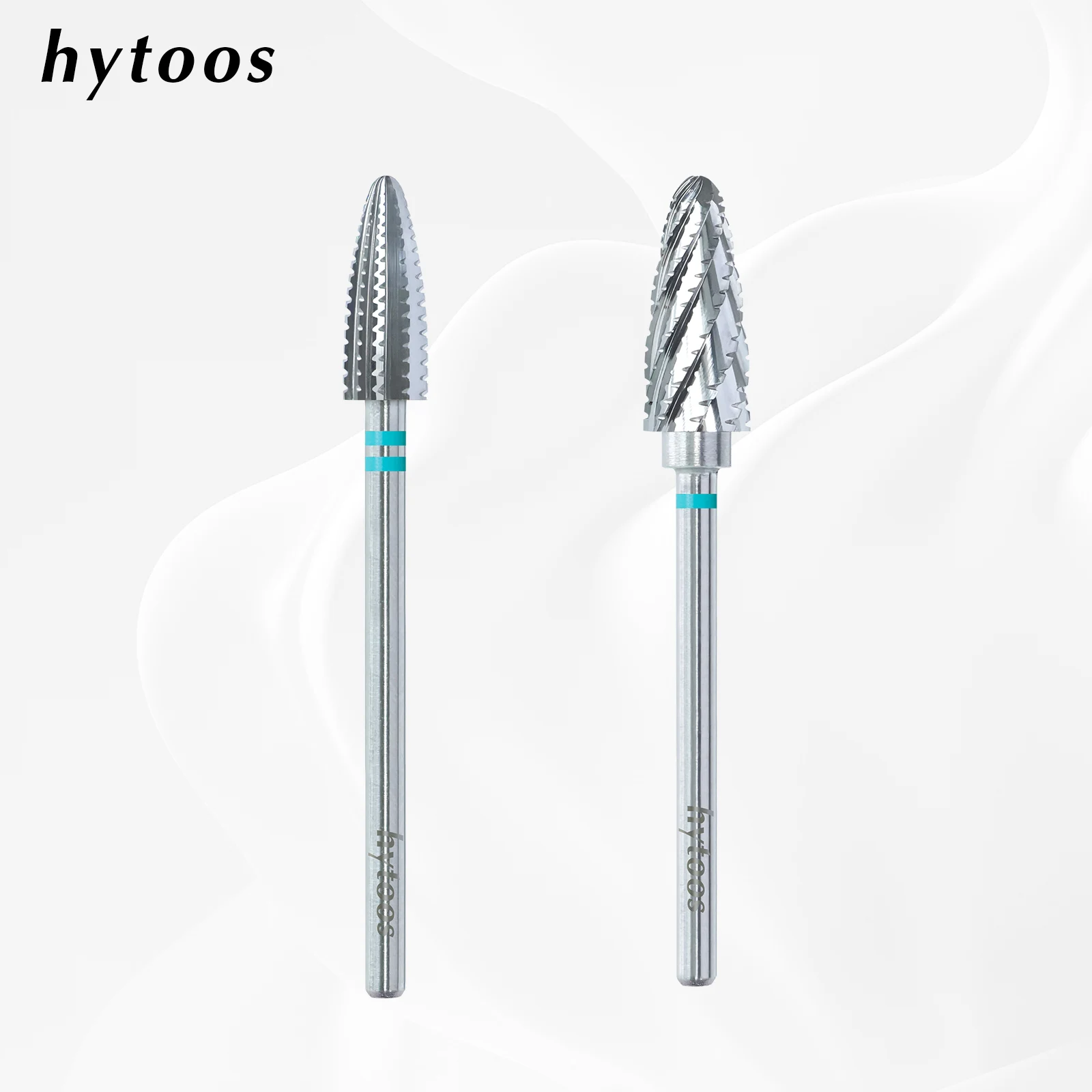 HYTOOS Tornado carbure forets à ongles Pro acrylique foret à ongles outil de retrait de Gel épais forets électriques fichier accessoires de manucure