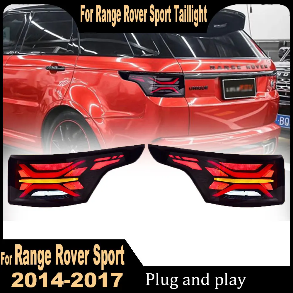 

2Pcs Car Tail Lights For Land Rover Range Rover Sport L494 2013 2014 2015 2016 2017 Upgrade Car LED Rear Tail light Signal Lamp