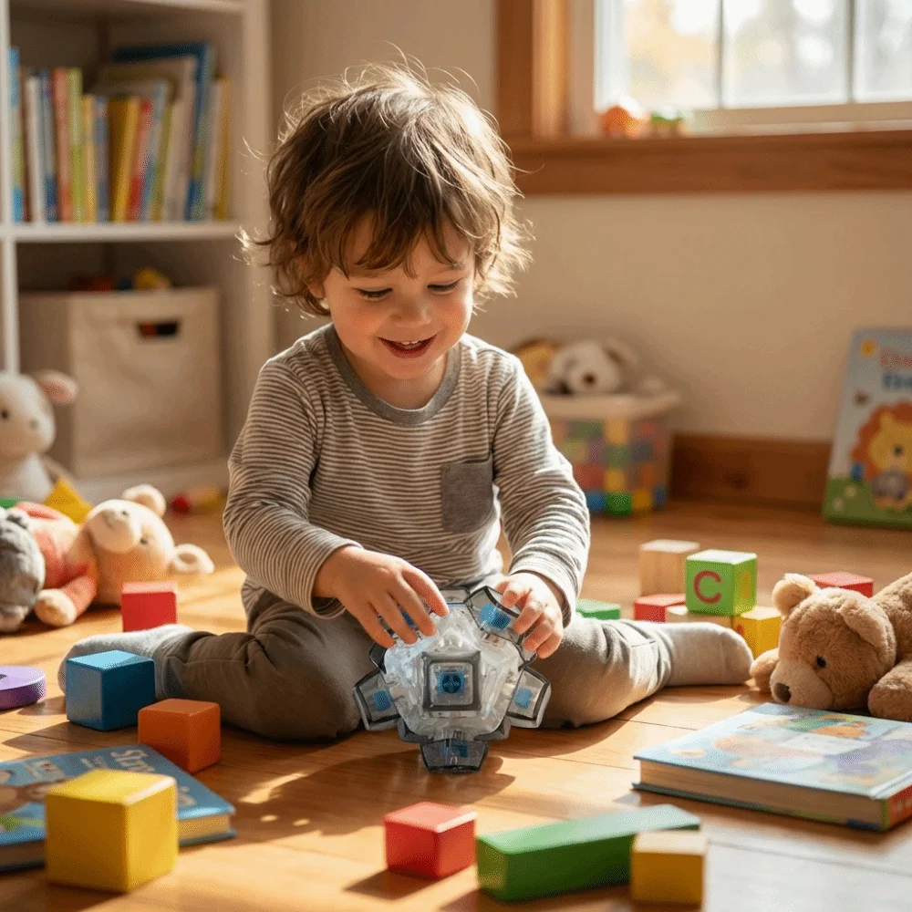 Sensory Spherical Shape Button Cube Ball Toy Square Shape Focus Keyboard Key Toy Finger Games Spherical Square Fidget Office Use