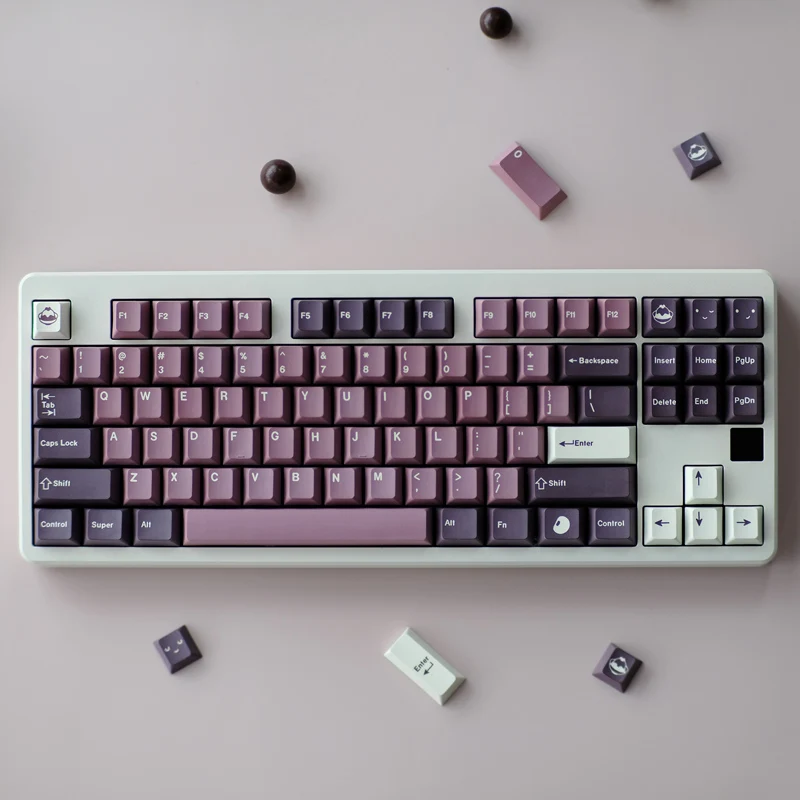 

Колпачки для клавиш PBT GMK Bingsu с вишневым профилем, колпачки для клавиш с сублимационной краской для переключателя MX, аксессуары для механической клавиатуры