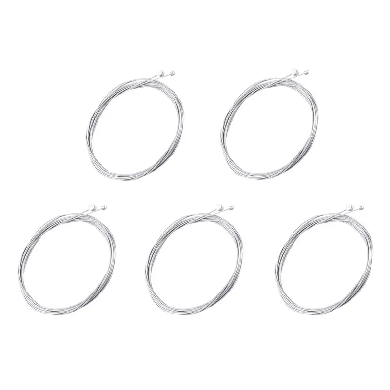 A96E-5X Bike Brake Cable Shifter Cable, 2 Meters Bicycle Gear Cable Wire For Mountain Bike, Bike Brake Wire Set For Road Bike