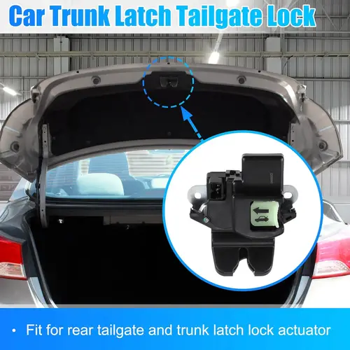 Imagen 2 del producto Mecanismo de bloqueo de puerta trasera de coche, pestillo de maletero con actuador, compatible con KIA K3 Cerato 2013-2018 81230A7020, 81230-A7020