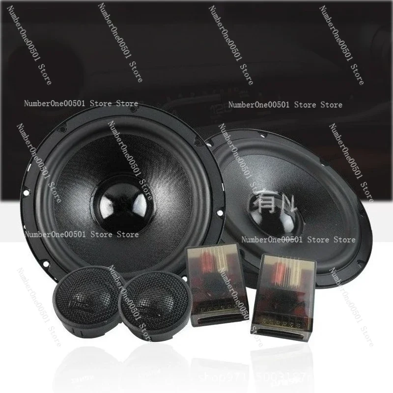 

6,5-дюймовый коаксиальный 2-полосный комплект автомобильных аудиодинамиков, обновление OEM для седана, внедорожника, универсальная высококачественная звуковая система