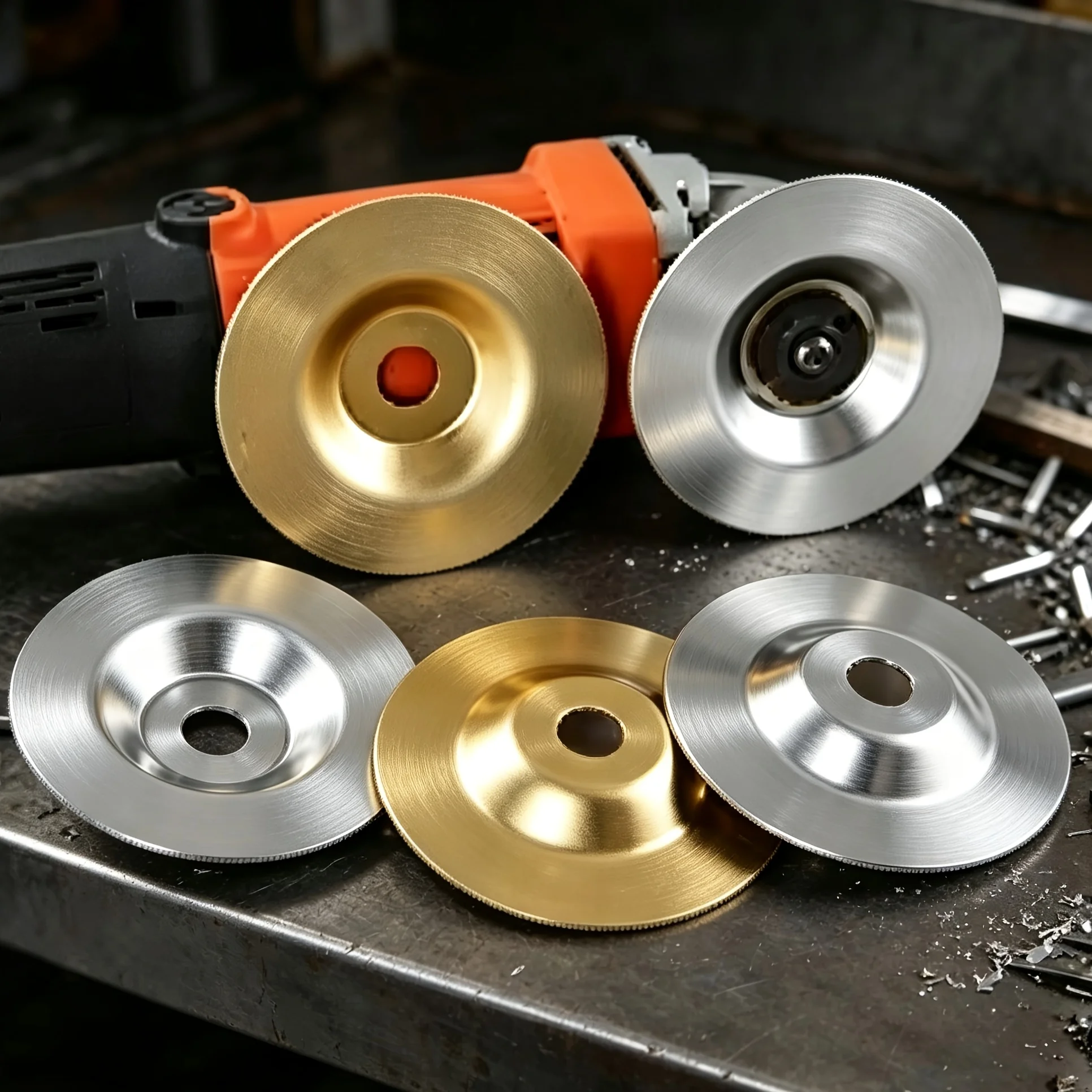 2-pecas-disco-de-desbaste-diamantado-bicolor-ouro-e-prata-grao-800-disco-abrasivo-multiuso-Umido-e-seco-para-polimento-de-pedra-vidro-e-metal