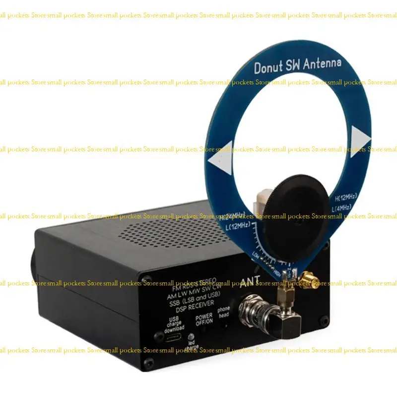 R1WD Multiband Radio Receiver mit WLAN und Zeitsynchronisation Metall Shell