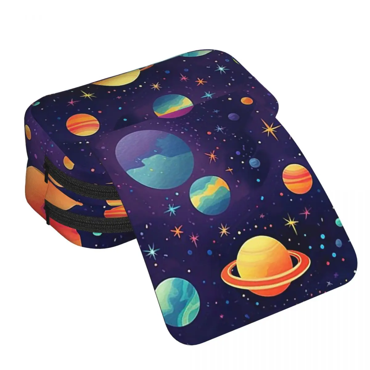 Solar System Space Planets Universe Pencil Case for Studen School Pen Box Pencil Bag Stationery Supplies Pen Holder Bag