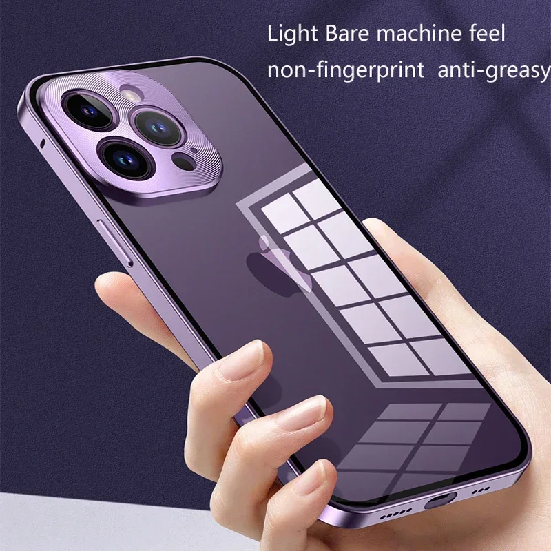 

Aluminum Alloy Metal Lens Protection Case for IPhone 14 12 13 Pro Max Hard Shockproof Cover for IPhone 14 Plus Bumper Phone Case