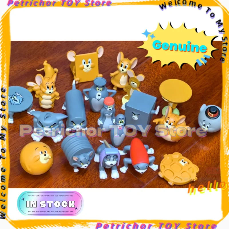 

TOM and JERRY MINIME Different Froms Series Blind Box Toys Kawaii Anime Action Figure Surprise Mystery Dolls Girls（High-Quality）