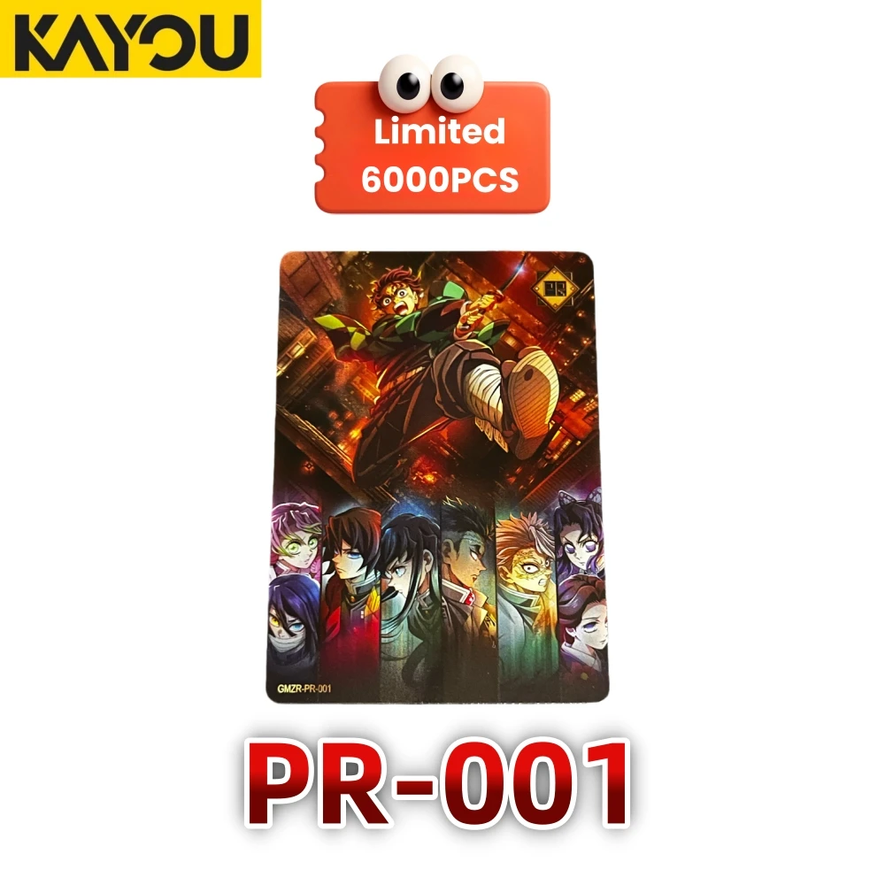 

Limited PR Cards Genuine Kayou Demon Slayer Anime Hidden Card PR001 Tanjiro Nezuko Peripheral Flash Collection Card Toy Gifts
