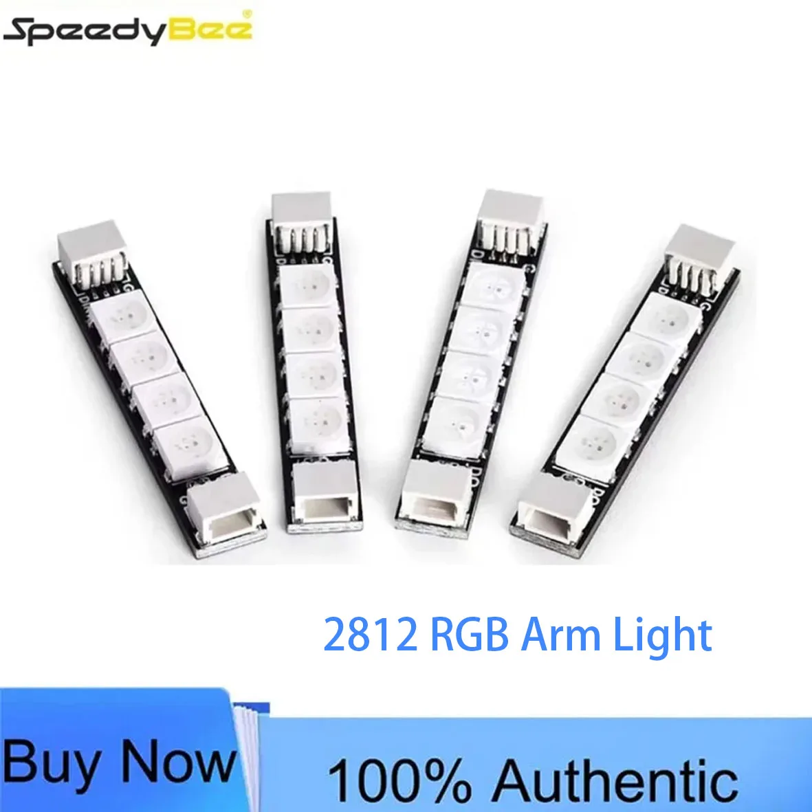 SpeedyBee Programmable 2812 Arm LED Light - 5V RGB Armlight for FPV Racing Freestyle Whoop Quadcopter & RunCam