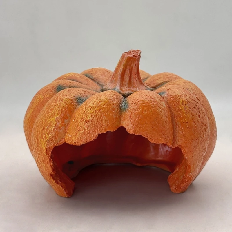 Pumpkin Simulations Landscape Bonsais Crafts Realistic Colorful Pumpkin for Aquariums Landscape Fish Tanks Decorative