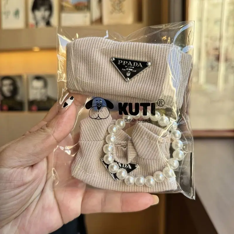 ชุดเสื้อผ้าตุ๊กตาลาบูบูพร้อมหมวก สร้อยคอไข่มุก ชุดถักนิตติ้ง เสื้อผ้าตุ๊กตาลาบูบู อุปกรณ์เสริมตุ๊กตา ของขวัญตุ๊กตา