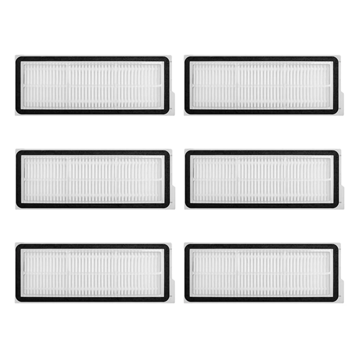 6PCS Washable Filter for Roborock Q Revo MaxV / Roborock P10 Pro Robot Vacuum Cleaner Replacement Parts Hepa Filter