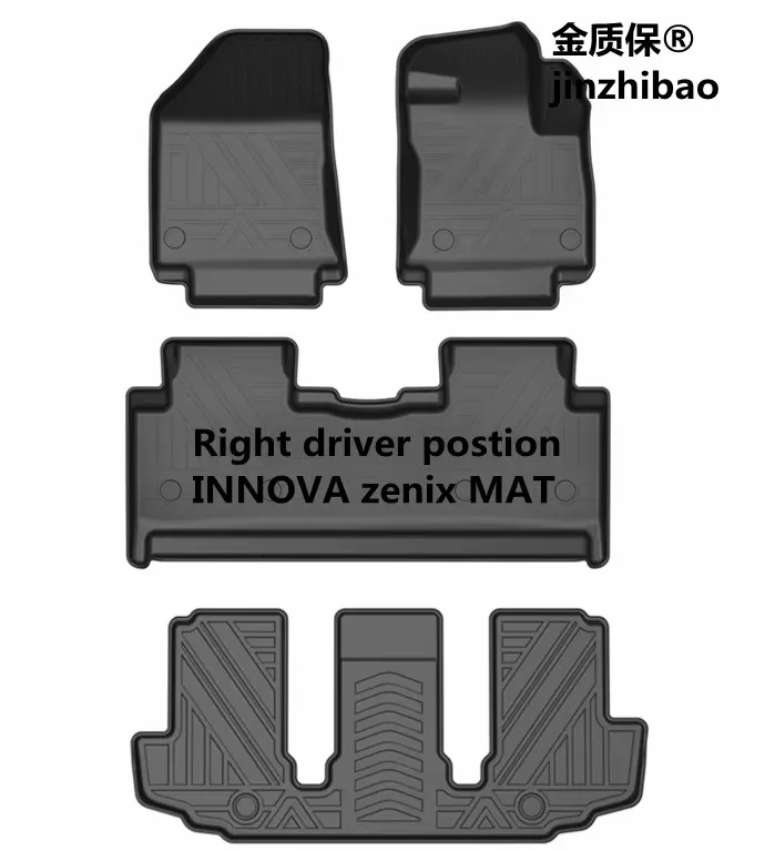 

Используйте для автомобиля TOYOTA Kijang Innova Zenix 2023, коврик для автомобиля AllWeather, подходит для Innova Zenix, водонепроницаемый коврик для багажника автомобиля