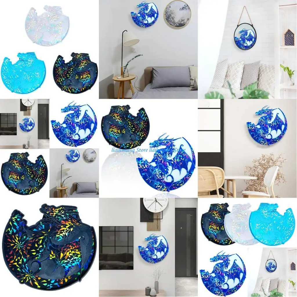 

573B Dragon Epoxy Resin Moulds DIY Craft Molds Suitable for Various Wall