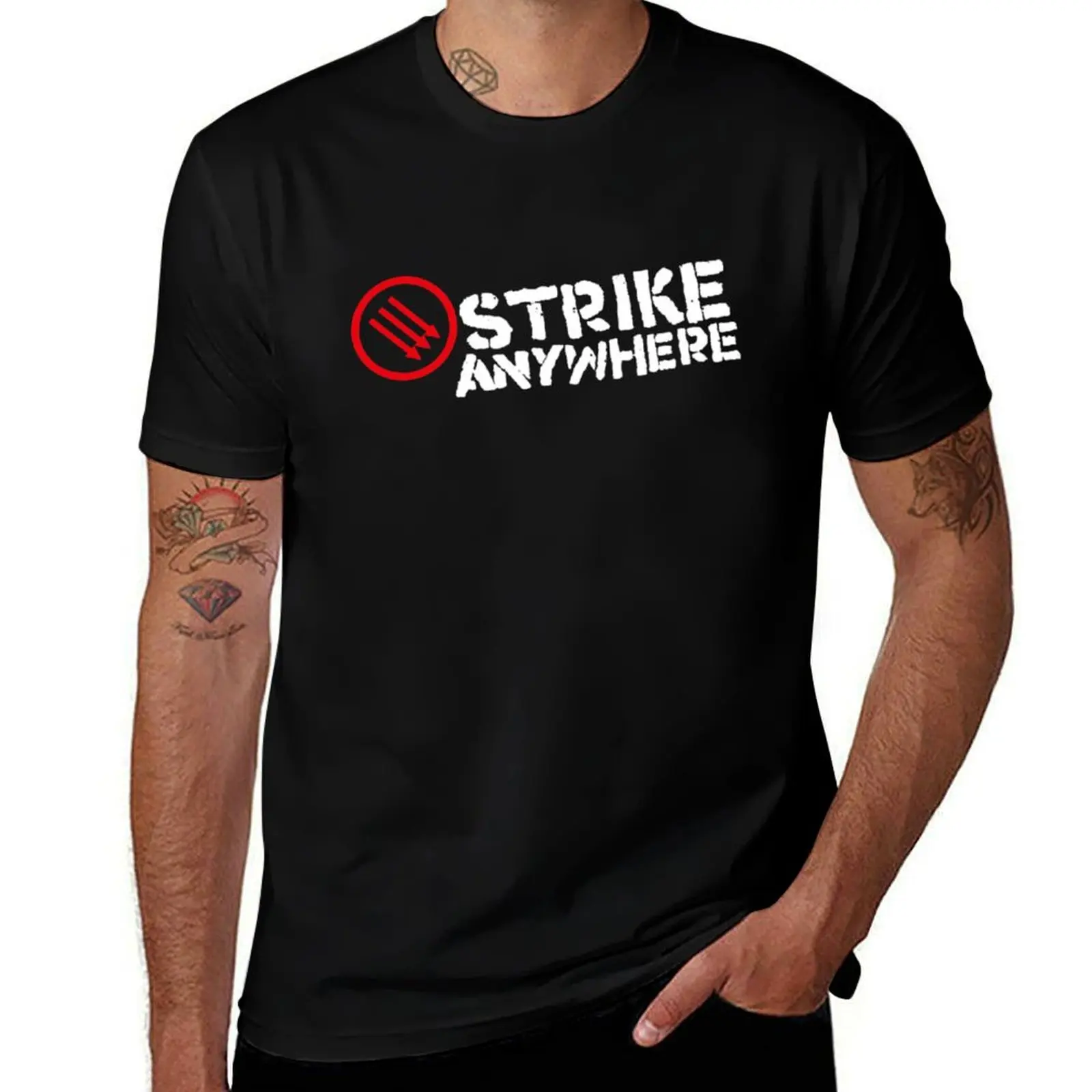 Strike Anywhere T-Shirt vintage anime shirt vintage men tshirt