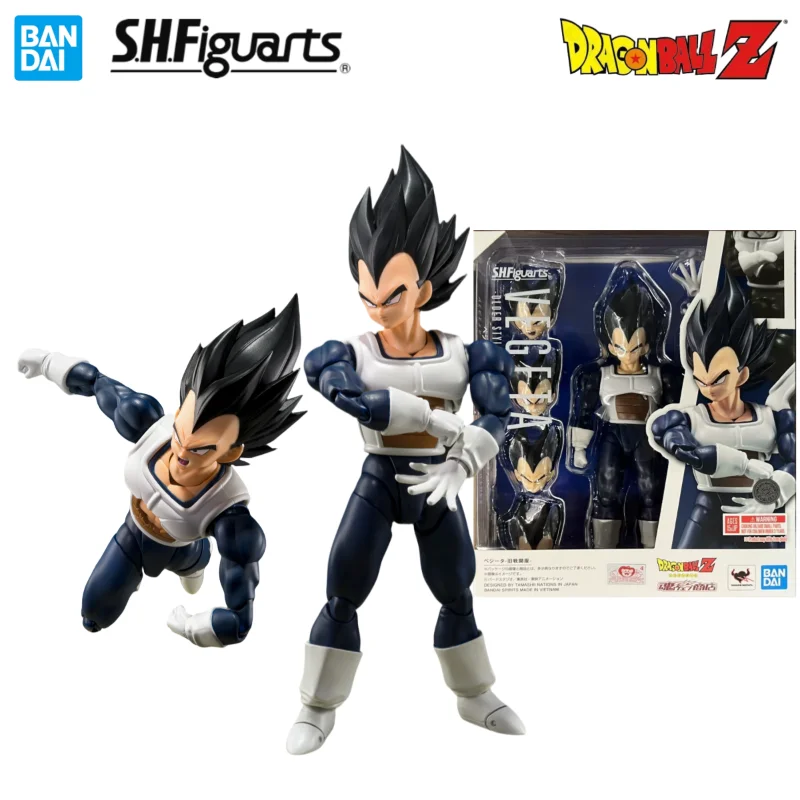 

Original Bandai S.H.Figuarts Dragon Ball Z Vegeta OLDER STYLE BATTLE CLOTHES Anime Action Figure PVC Collectible Model