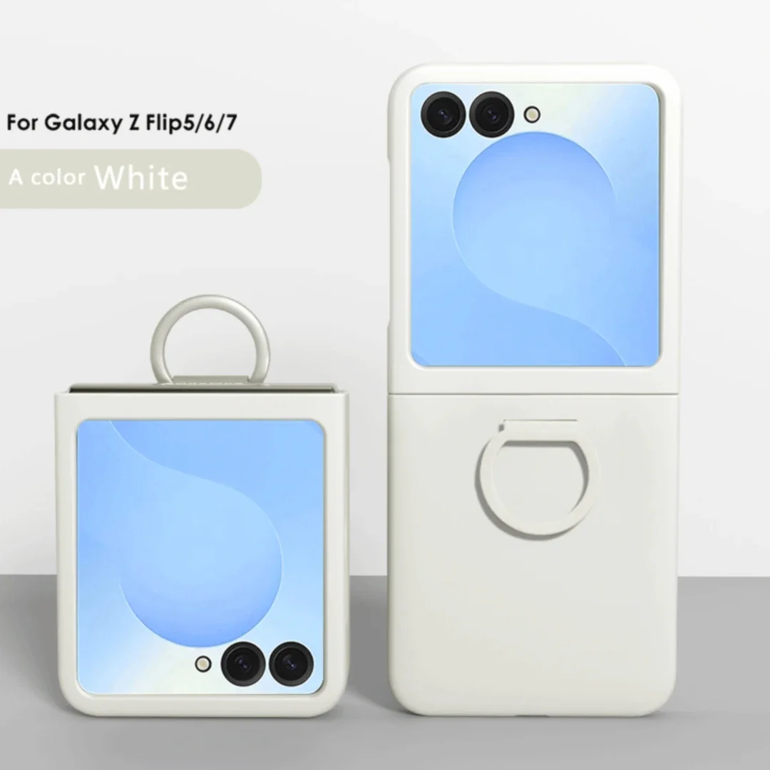 Hartschalen-Handyhülle mit Farbverlauf und Ring für Samsung Galaxy Z Flip 8 7 FE 6 5 Flip7, Schutzhülle mit großem Sichtfenster – Detail 32