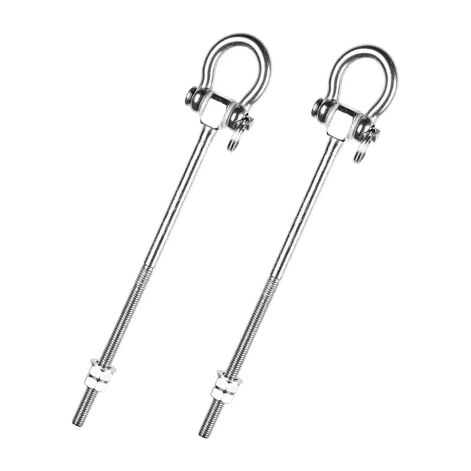 2x Heavy Duty Swing Hangers Hardware Swing Sets Stainless Steel Screw Bracket for Hammock Chair Playground Indoor Outdoor