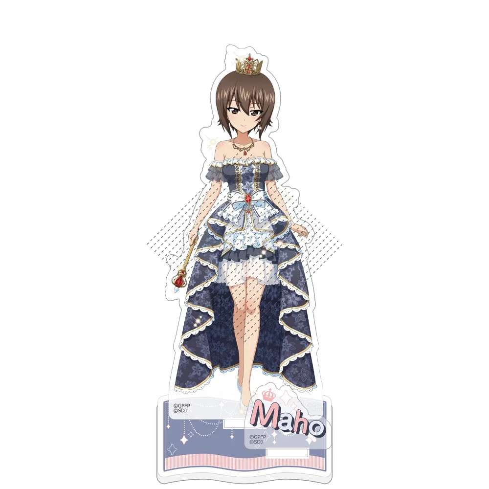 لعبة Kathowa Anchovy Darjeeling Nishizumi Miho Maho الاكريليك حامل دمية أنيمي Nishi Kinuyo نموذج لجسم لوحة تأثيري لعبة هدية #6