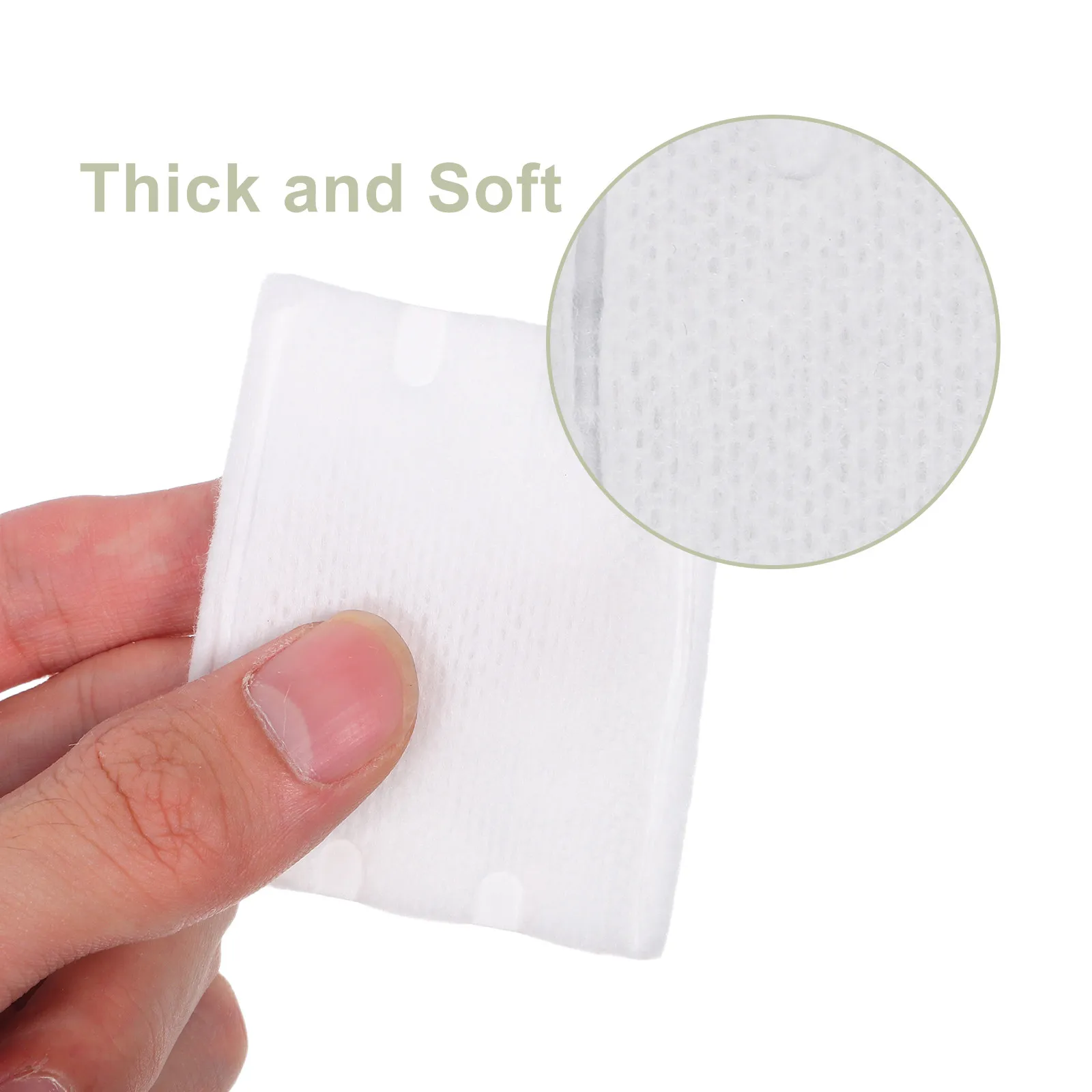220Pcs Facial Cotton Pads Soft Double-Sided Makeup Removal Skin Care Pad Lightweight for Face Toner Nail Polish Pet