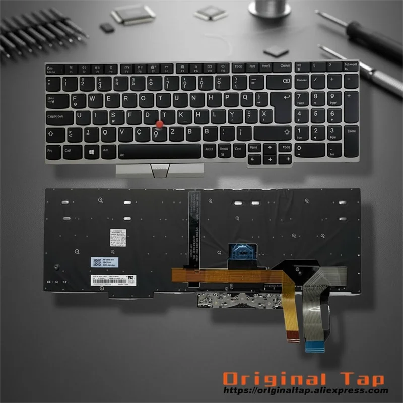 

Турецкая клавиатура TUF с подсветкой для Lenovo Thinkpad E580 E585 E590 T590 P53S L580 L590 P52 P72 P53 P73 01YN694 01YN774