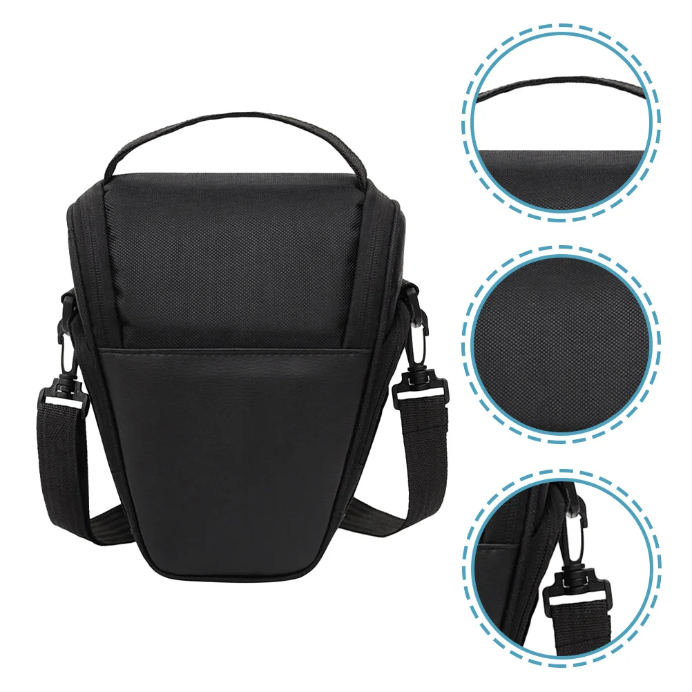 Compact Camera Bag Nylon Polyester Small Lightweight Dslr Shoulder Pouch Portable Camera Case Travel Photography Accessories