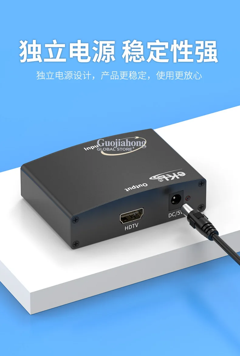 eKL-VH VGA to HD&MI high definition converter with audio 1080P high definition resolution