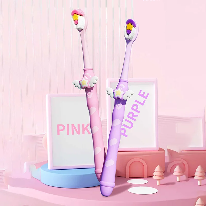 

Ультратонкая мягкая зубная щетка Уникальный дизайн формы щетины Глубокая очистка Портативная зубная щетка для путешествий для взрослых и детей для ухода за полостью рта