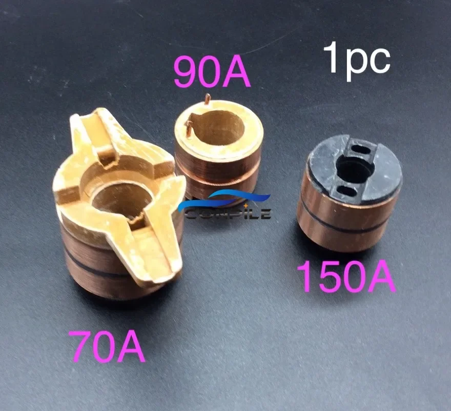 1pc 70A 90A 150A car bus generator copper head slip collector alternator slip ring wind  generator