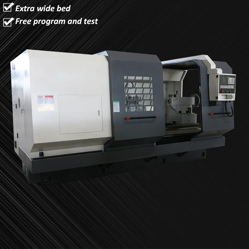 Made In China Cina Mesin Bubut Heavy Duty Nical Cnc Digital Automated Metal Lathe Hines Turning For Sale