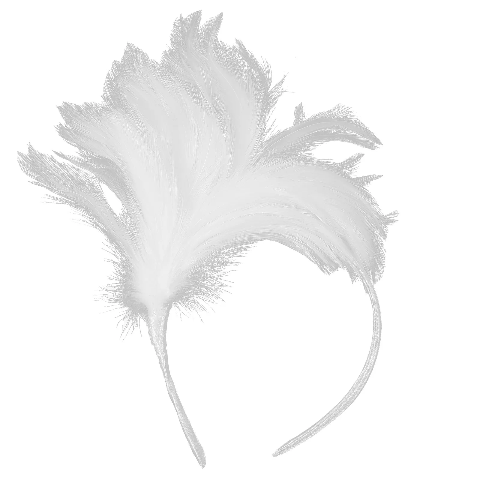 

Plume Headband Vintage Style Durable Lightweight Elegant Party Headwear Fascinator for Women Costume Hair Accessory
