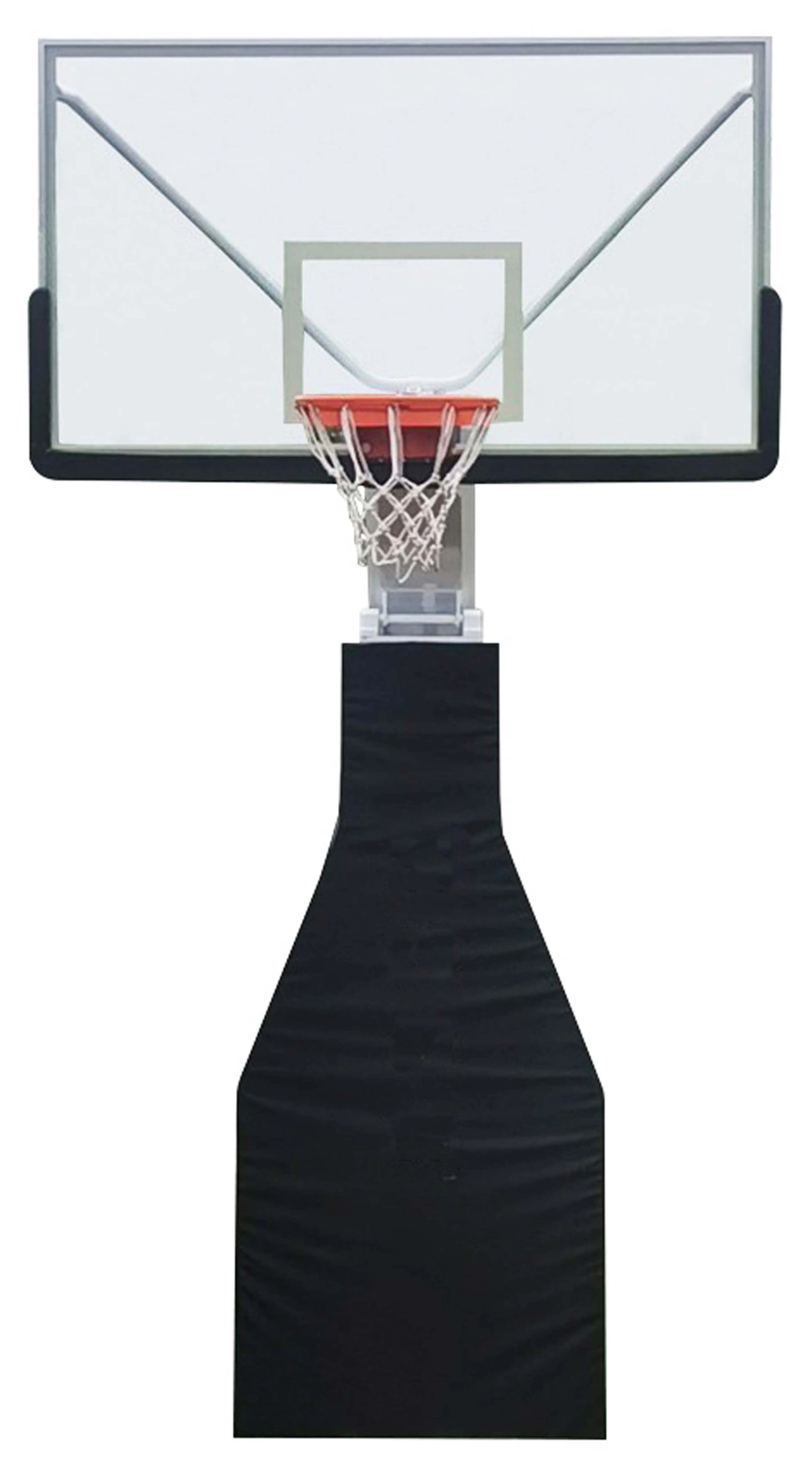 Professional Custom Portable Heavy Duty Steel Hydraulic Basketball Goal Adjustable Height Foldable Basketball Hoop Equipmentprom